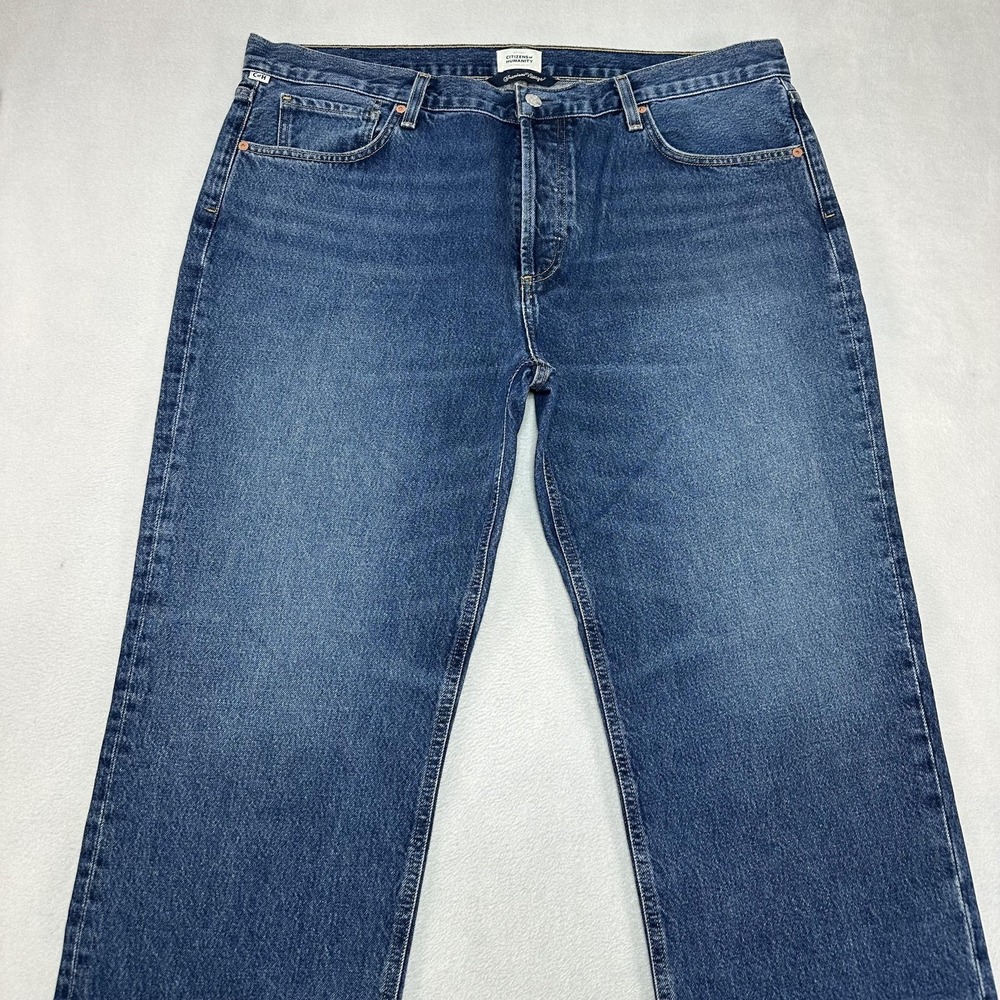 Citizens Of Humanity Neve‎ Jeans Mens 40x28 Blue Straight Leg Denim Button Fly